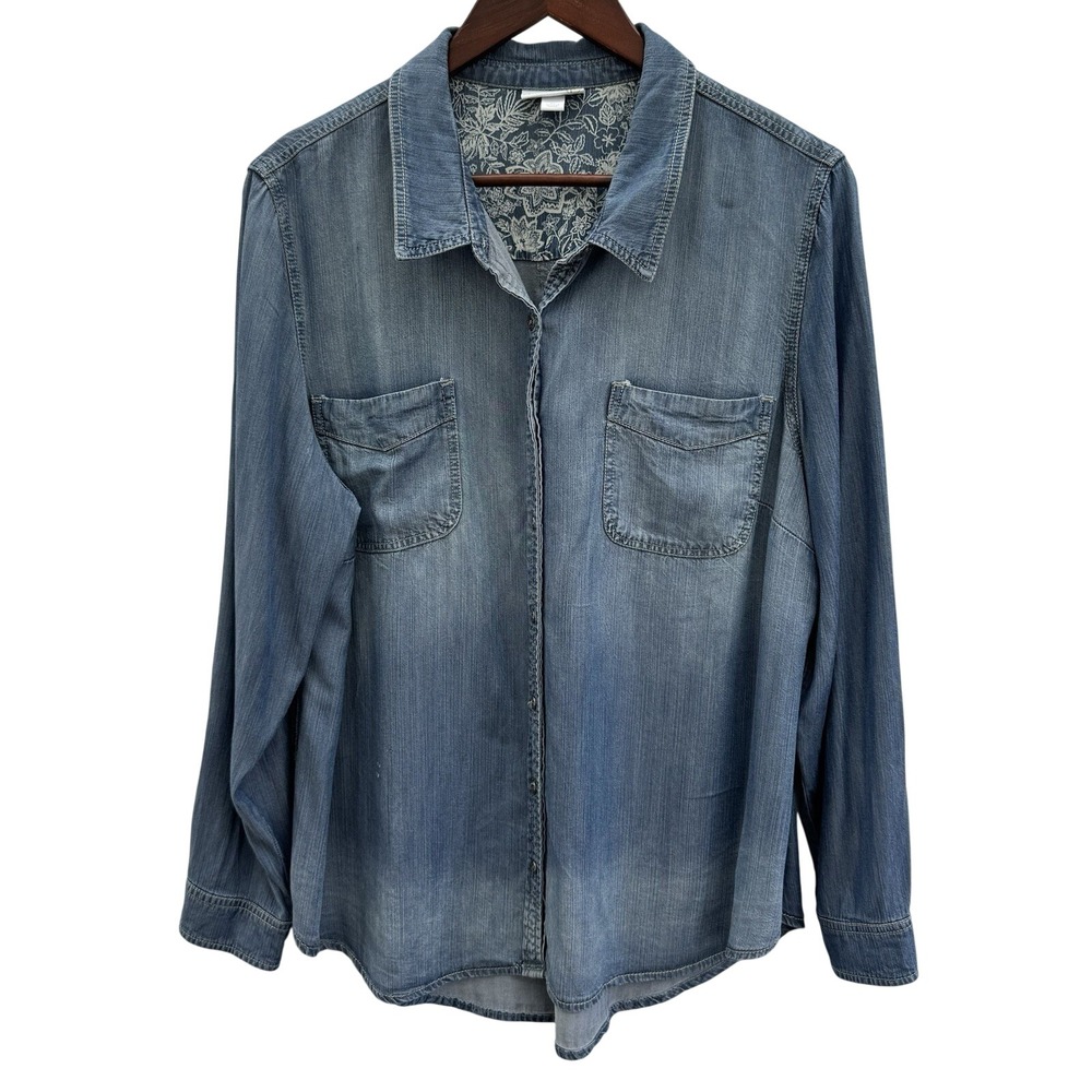 Westport 1962 jeans shirt women Size XL